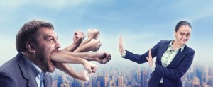 Businesspeople arguing